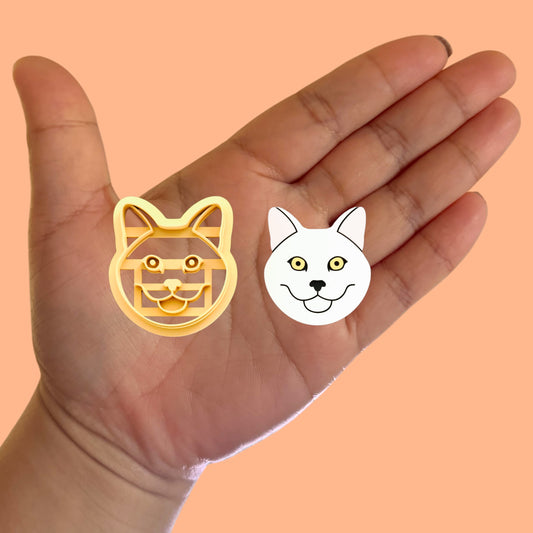 Turkish Van Cat Polymer Clay Cutter
