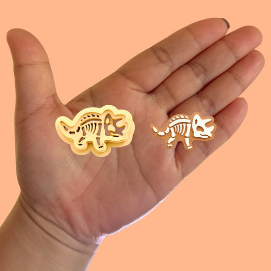 Triceratops Skeleton Polymer Clay Cutter