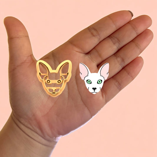 Sphynx Cat Polymer Clay Cutter