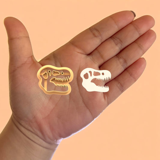 Skull Tyrannosaurus Rex Polymer Clay Cutter