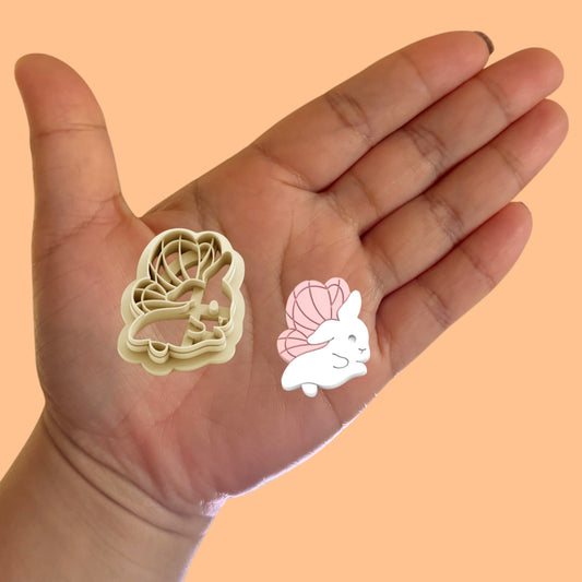 Easter Bunny Butterfly Polymer Clay cutter