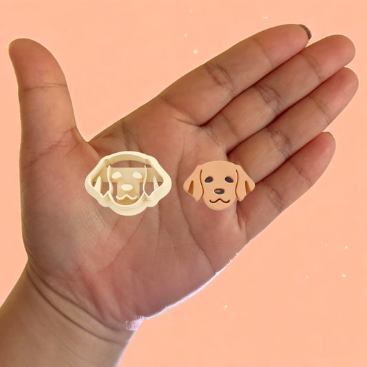 Golden Labrador Polymer clay cutter