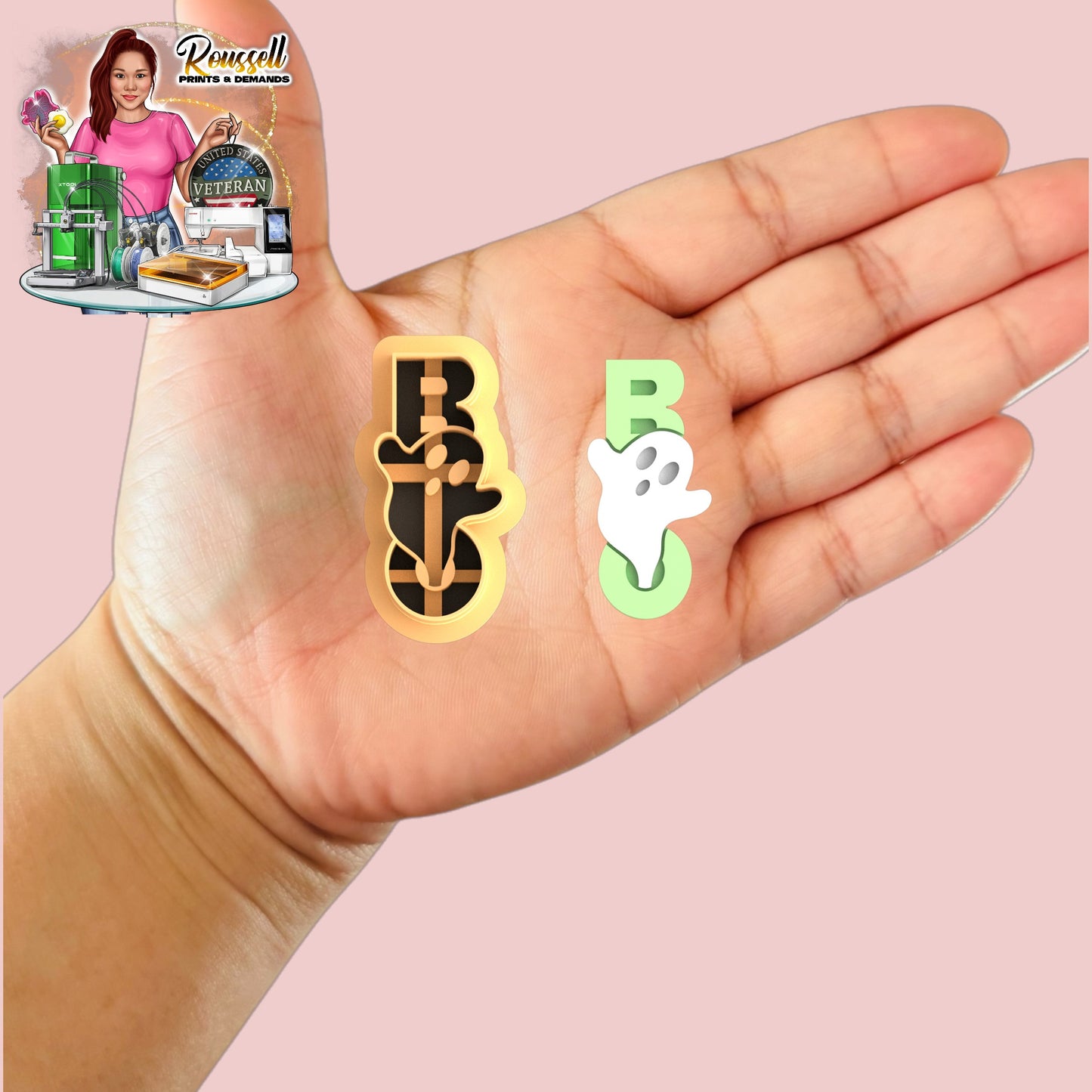 BOO with Ghost cutter 3d printed