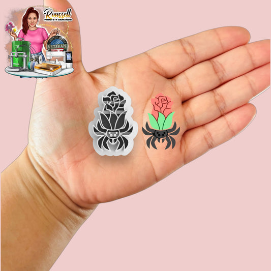 Spider Rose cutter 3d printed