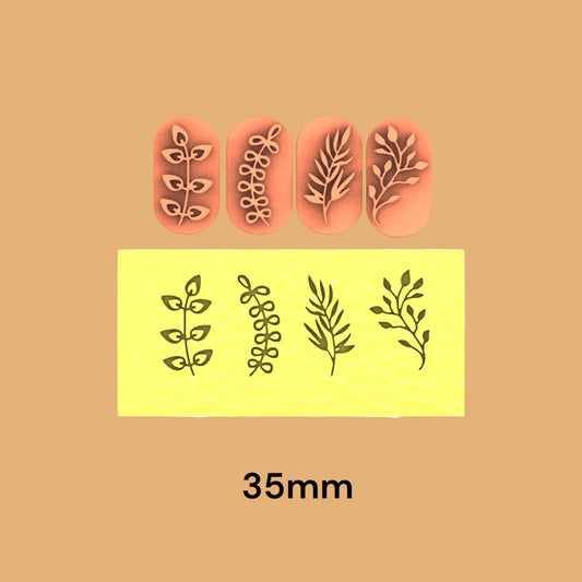 Leave stamps 4 set 35mm