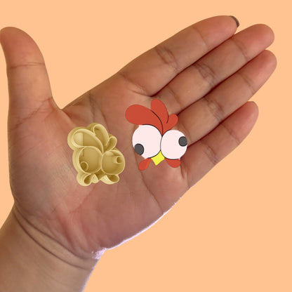 Rooster face Clay Cutters