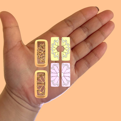 Flower Earring for Couples Clay Cutter, Spring Clay Cutters