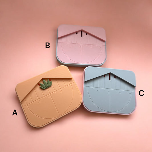 Earring drill guide for polymer clay earrings