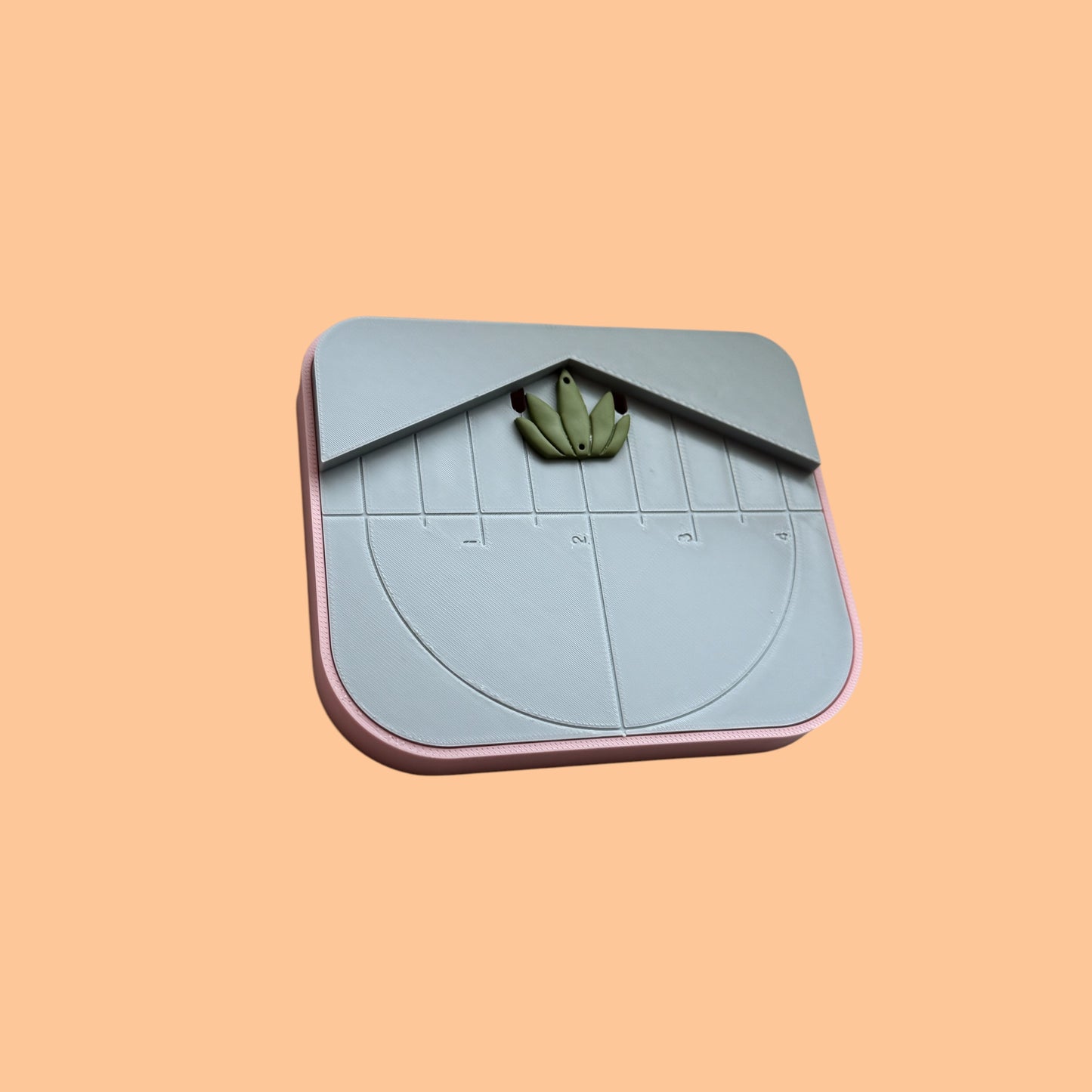 Earring drill guide for polymer clay earrings