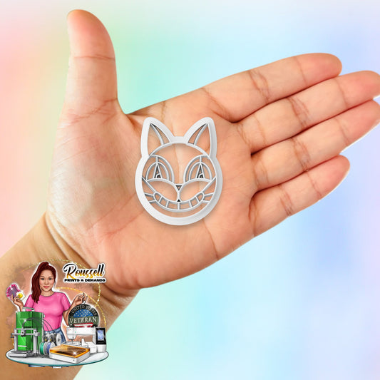 Cat face Halloween clay cutter
