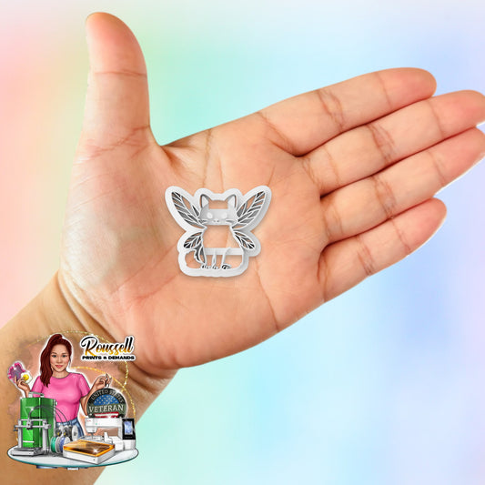 cat with wings Clay Cutter 3d printed