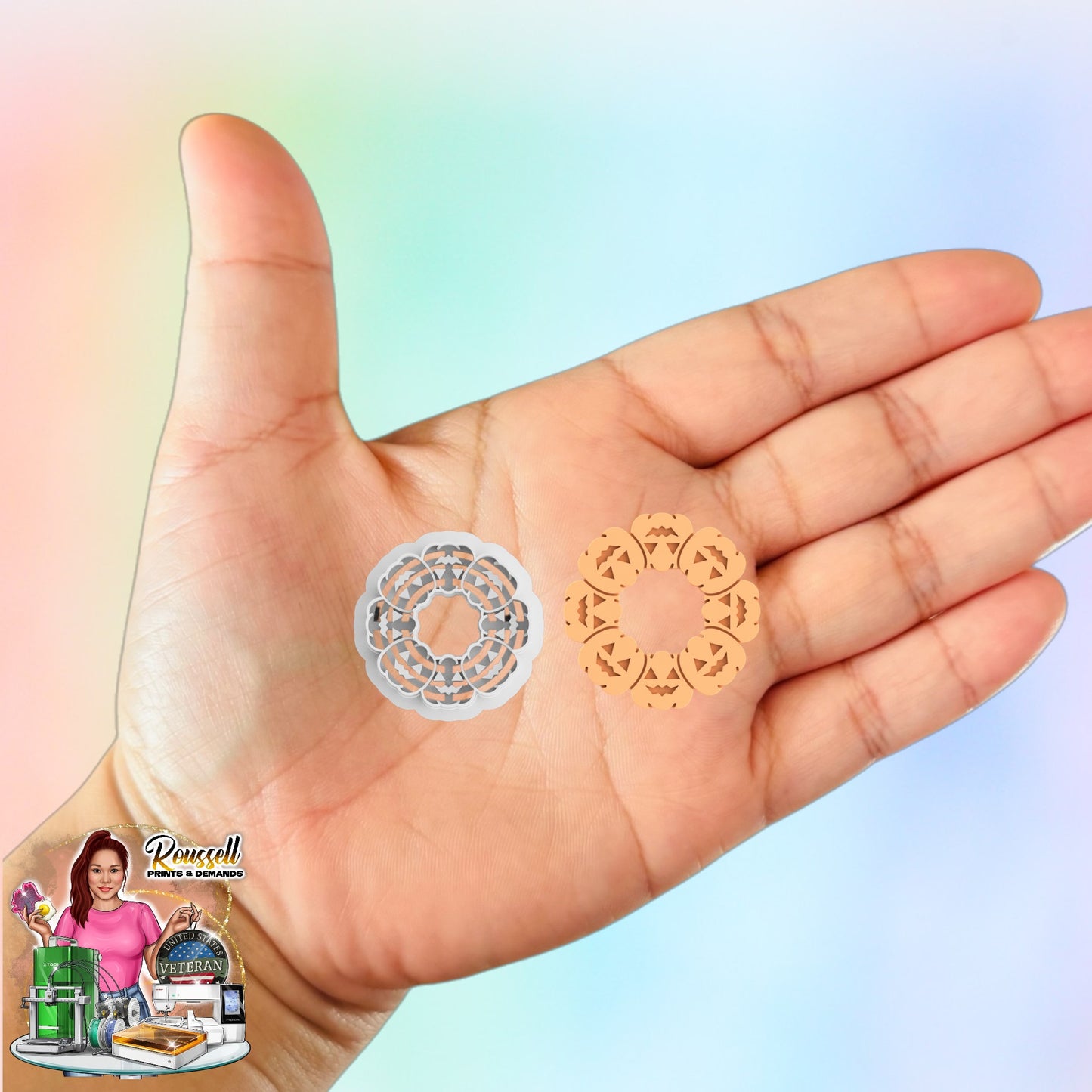 Circle of Pumpkins cutter 3d printed