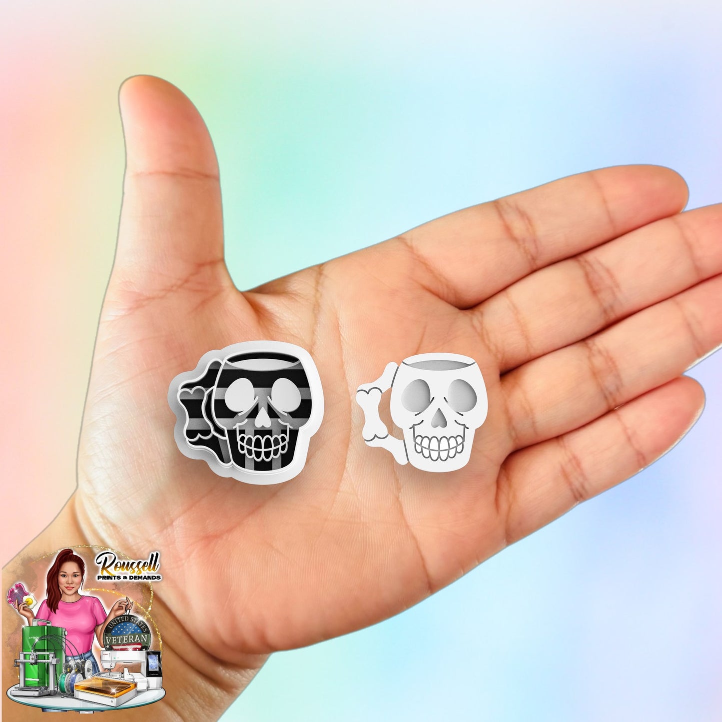 Skull Mug cutter 3d printed