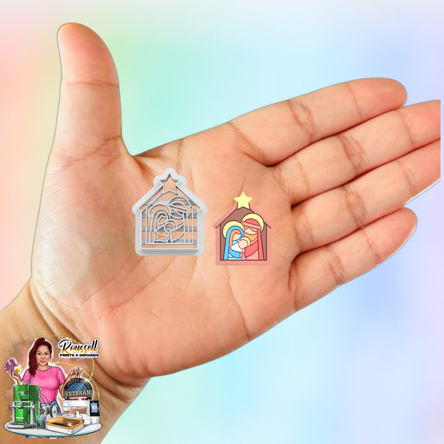 Christmas Nativity Scene A Clay Cutter | Polymer clay