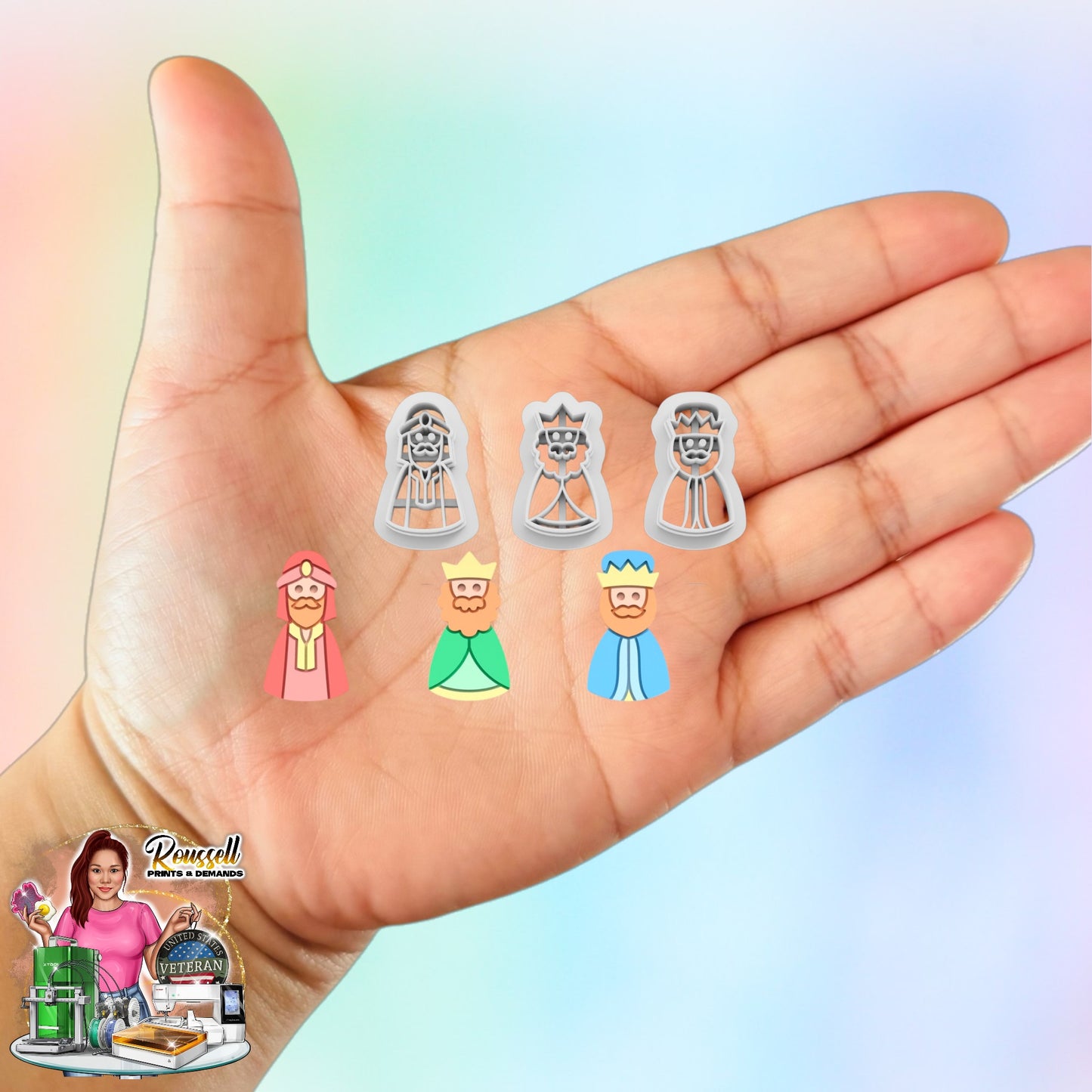 The Three Wise Men Pack Clay Cutter | Polymer clay