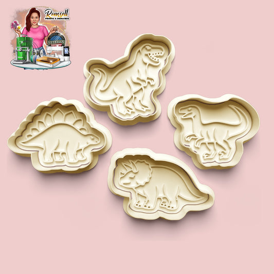 Realistic Dino Cutter: 3D Printed Fondant & Clay Cutter