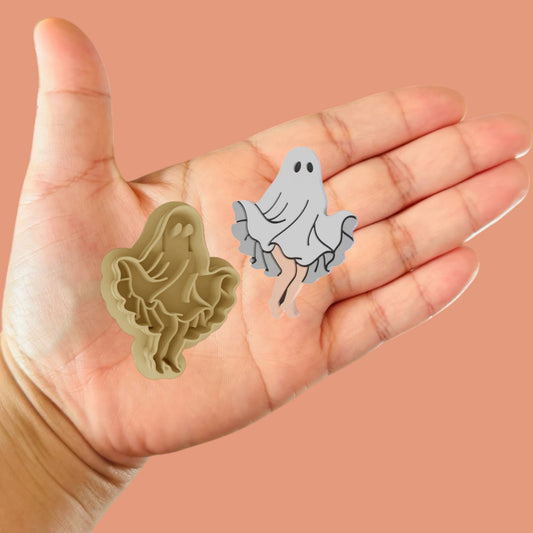Polymer Clay Cutter "Halloween Hot Ghost H"