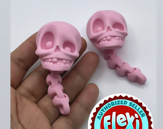 3d Printed skull keychain