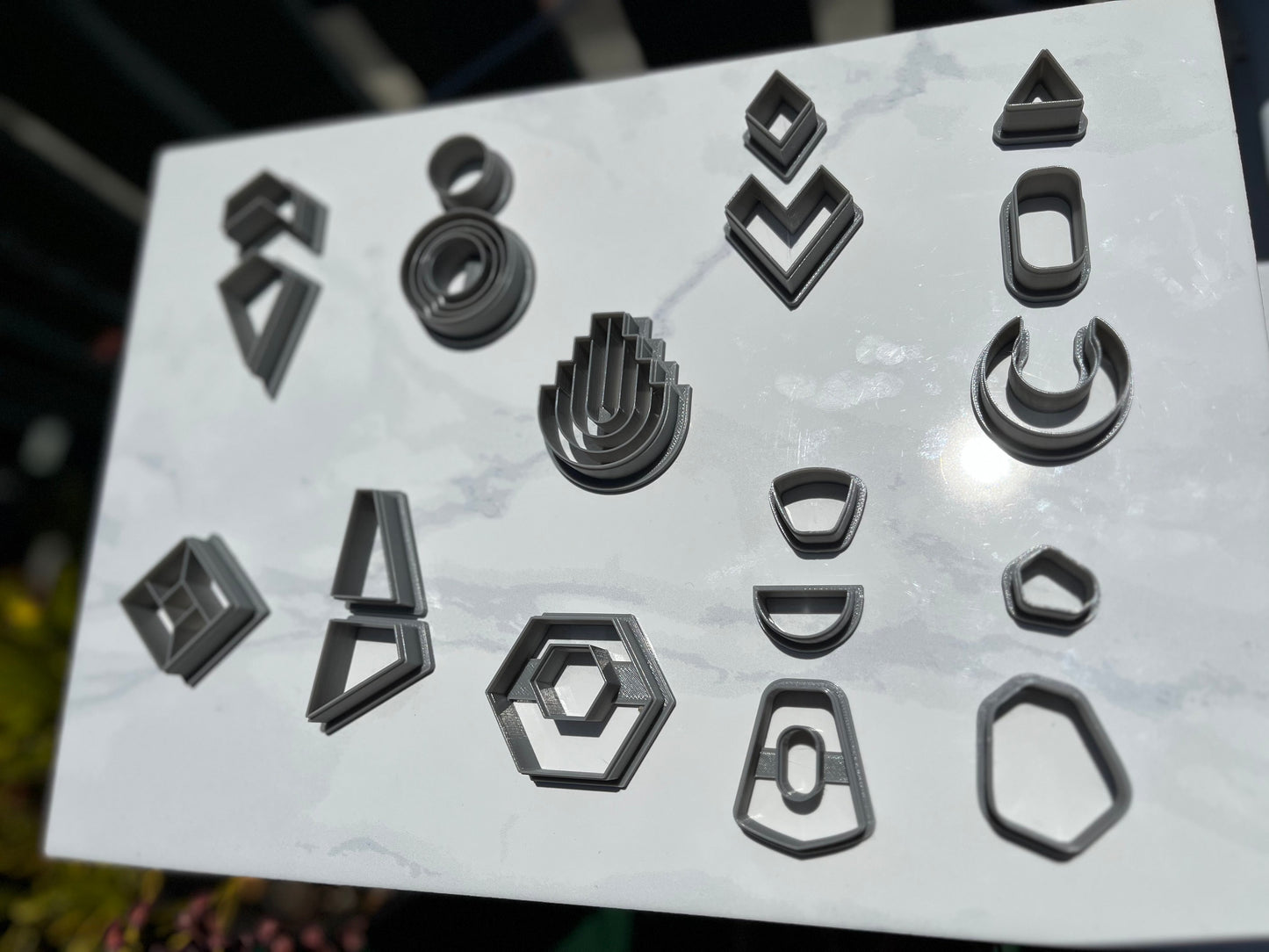 Super Bundle Polymer Clay Cutters Geometry