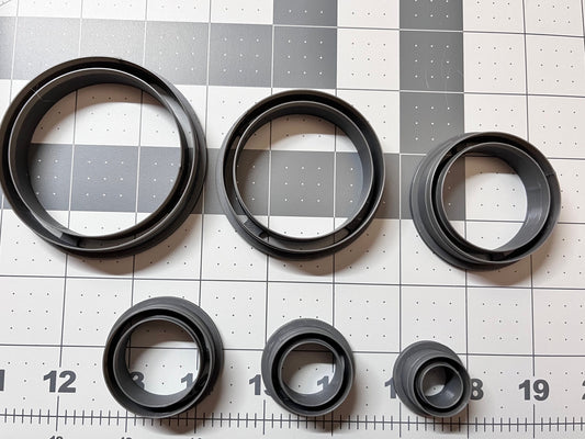 Circle with hold Polymer Clay Cutters