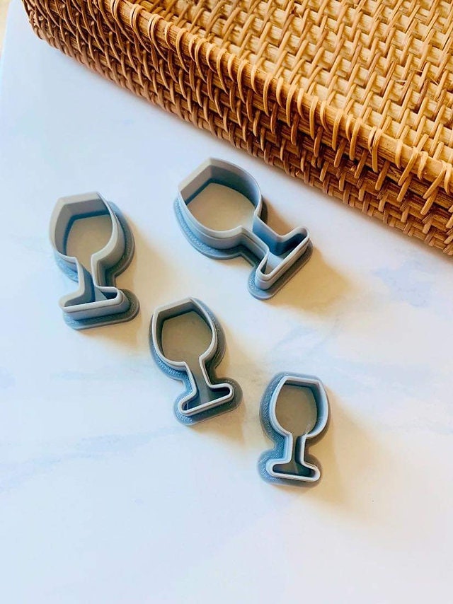 Wine Glass Polymer Clay Cutters