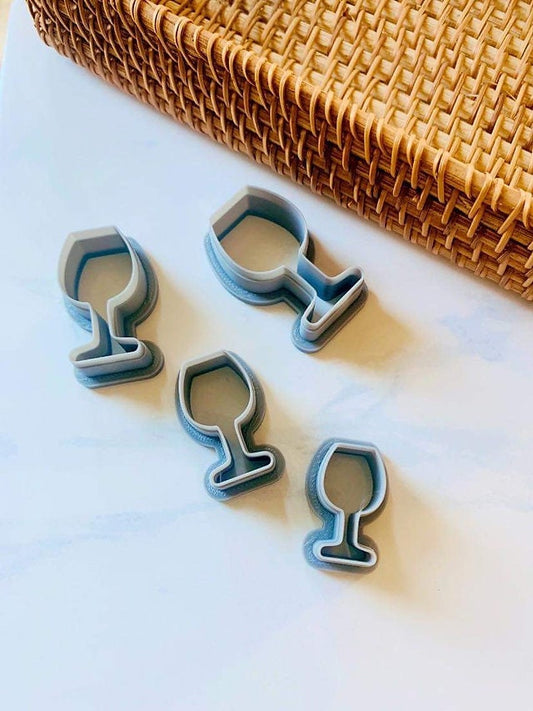 Wine Glass Polymer Clay Cutters