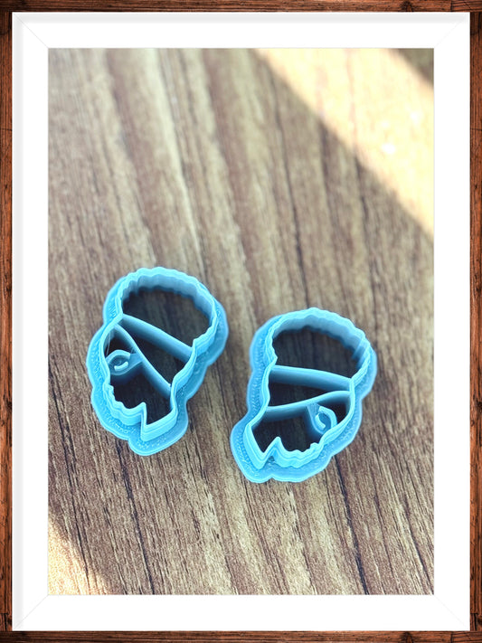 Beautiful afro lady Polymer clay cutter | Polymer clay cutter | clay cutter| cutters