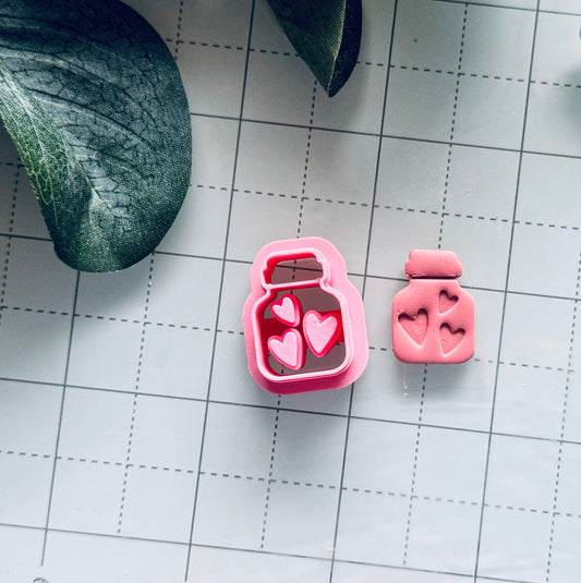 Love Potion 2 Valentine Polymer Clay Cutters