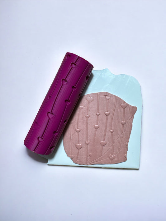 Valentines  Balloon heart Polymer clay roller | Polymer clay roller