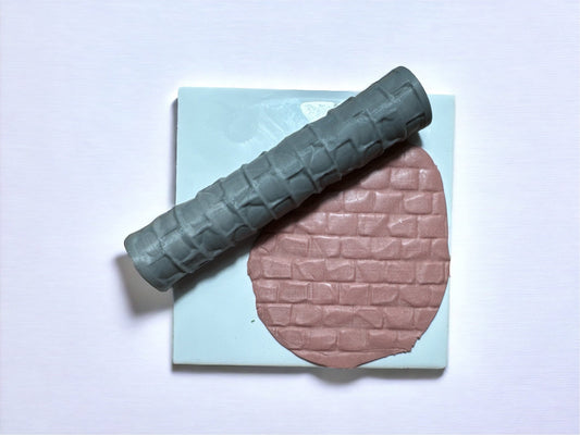 Bricks polymer clay roller, Bead Roller Polymer clay, Garden Theme Polymer clay earrings, Earring making tools