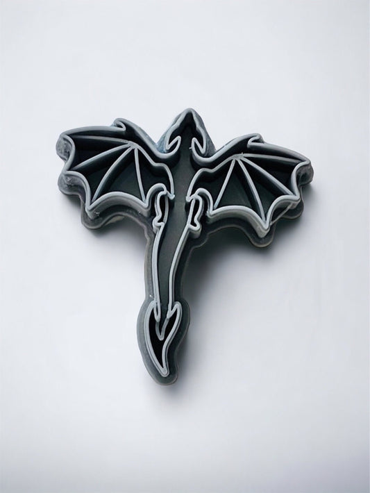 Dragon #2 Polymer Clay cutter (Mirrored Set pair) | clay cutter | polymer clay cutter|