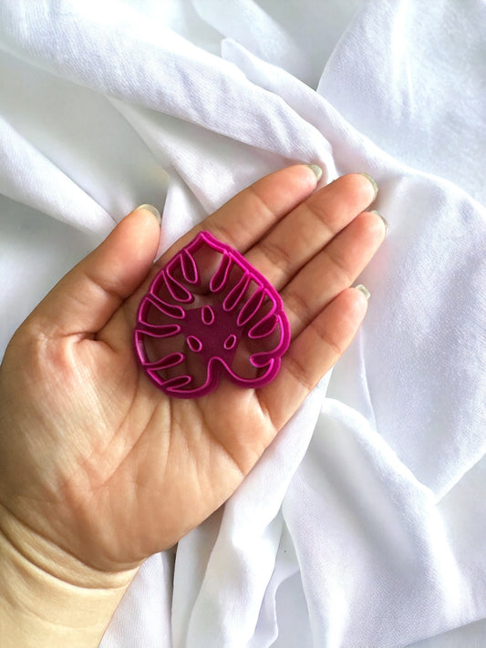 Boho Monstera Leaf  Clay cutter | clay cutter | polymer clay cutter|