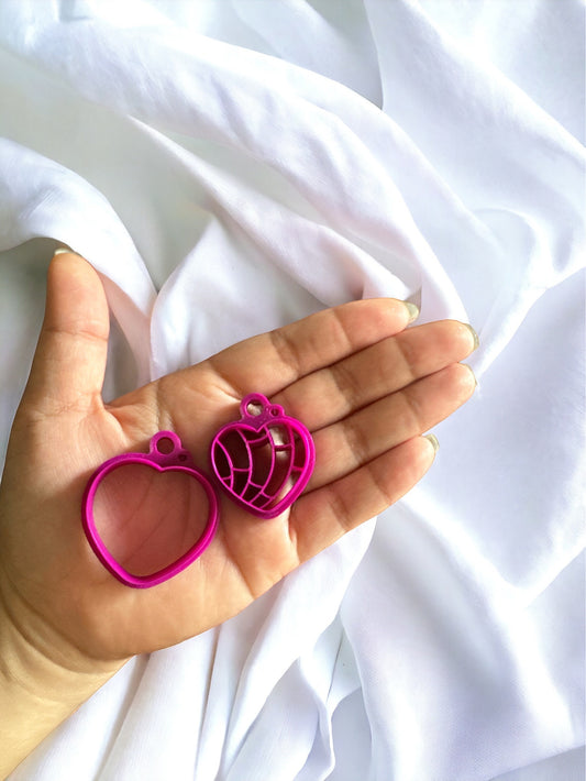 Heart Concha Clay cutter | clay cutter | polymer clay cutter|