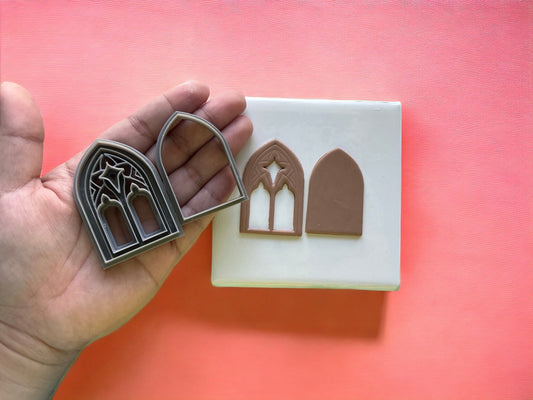 Window 1 Cathedral Polymer clay cutter | Window gothic | Polymer clay cutter | unique clay cutter