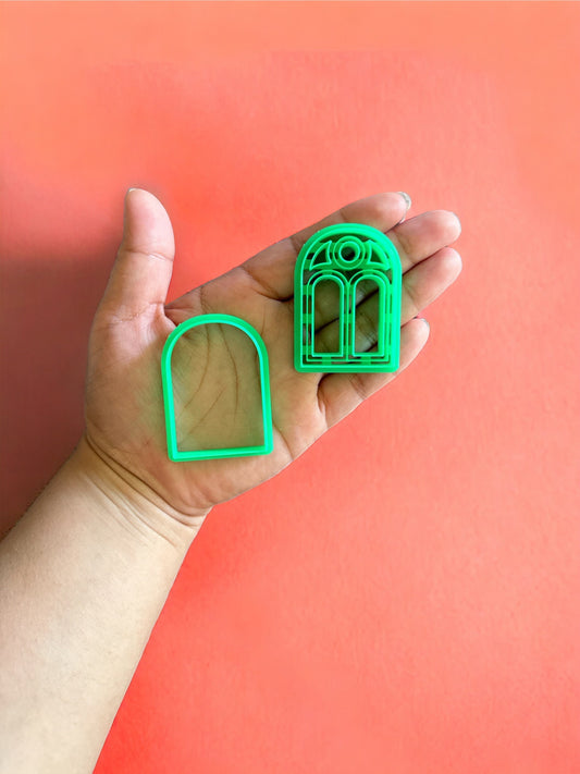 Gothic Frame A Clay cutter, Polymer clay cutter , Cathedral clay cutter