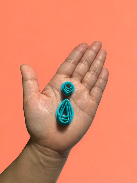 Heart Felt Whisper Polymer Clay cutter