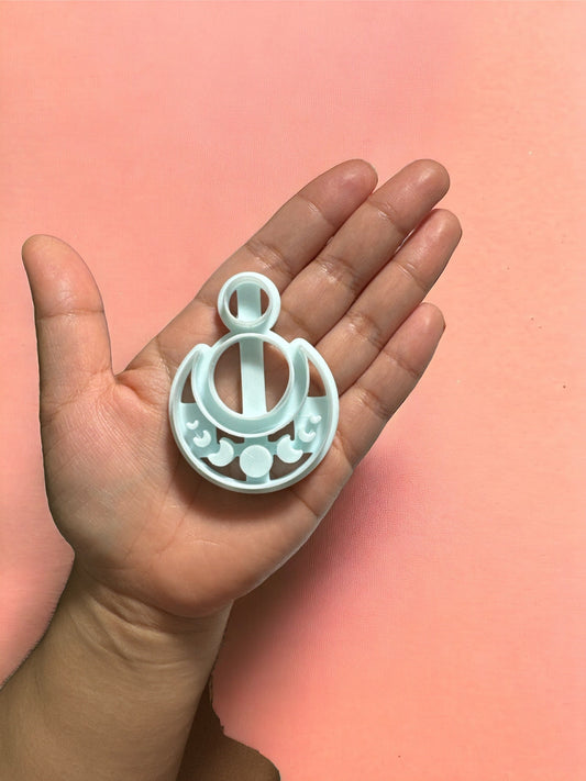Earring Moon clay cutter | Mystical Clay cutter | Polymerclay mystical clay cutter