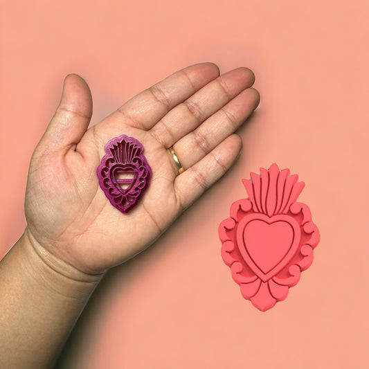 Valentine's Day Mexican Heart B Clay Cutter,
