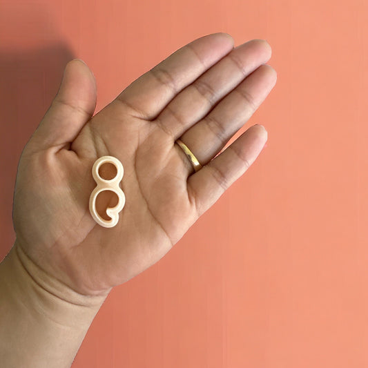 Semi colon polymer clay cutter  | clay cutter | polymer clay cutter|