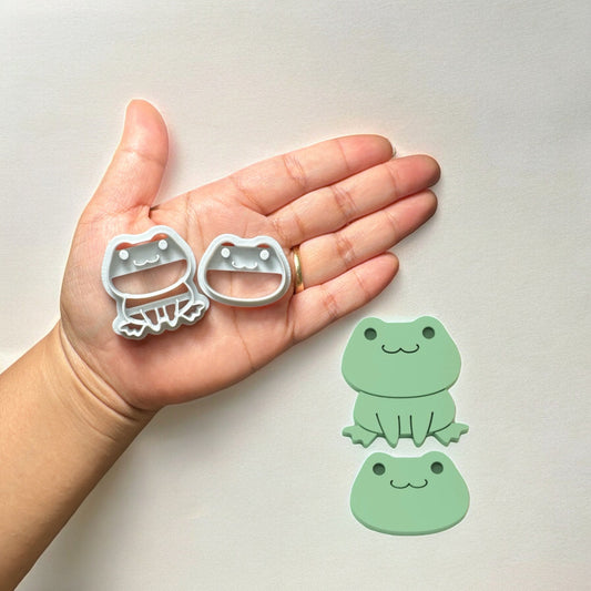 Frog Pack Clay Cutter, Summer Clay Cutters| animal clay cutter | Polymer clay cutter