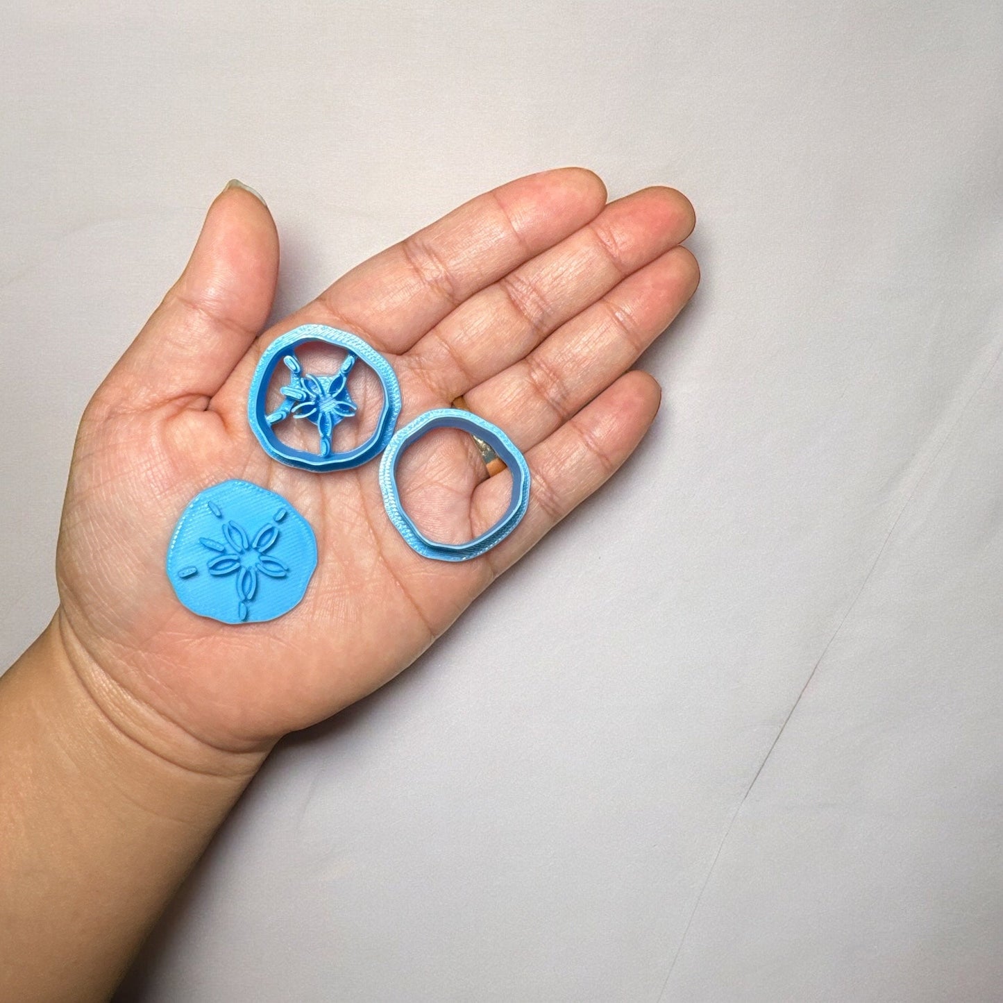 Sand Dollar Polymer clay set