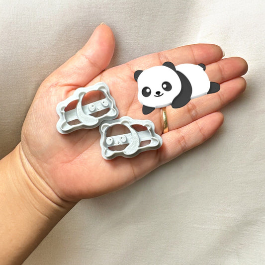 Cute Panda Polymer clay cutter