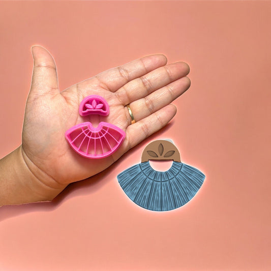 Macrame two parts B Polymer Clay Cutter