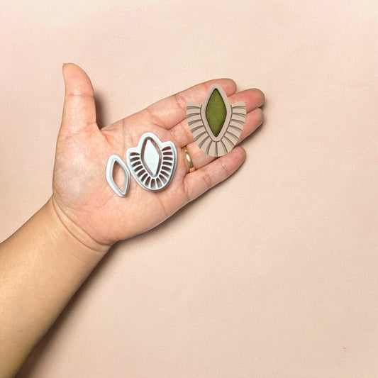 Boho Desert Polymer clay cutter