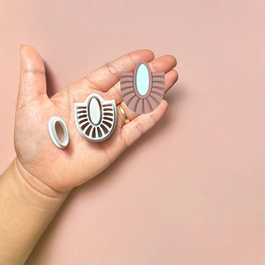 Boho Gleam Polymer clay cutter
