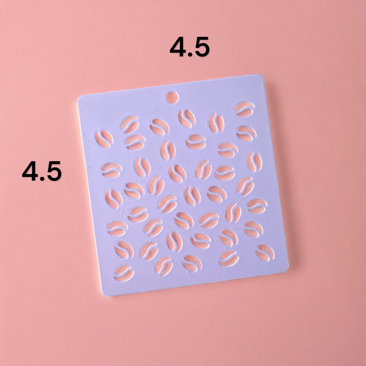 coffee bean stencils | Clay stencil | baking stencil