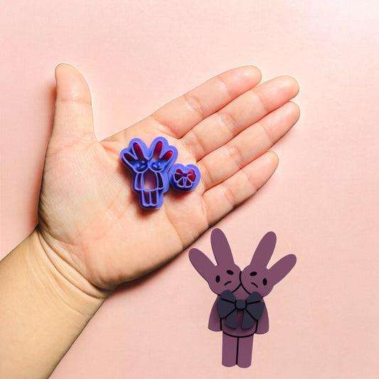 Two Headed Doll Clay Cutter, Mystical Clay Cutter