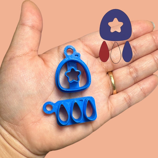 Star Spangled Dangle Clay Cutter Set