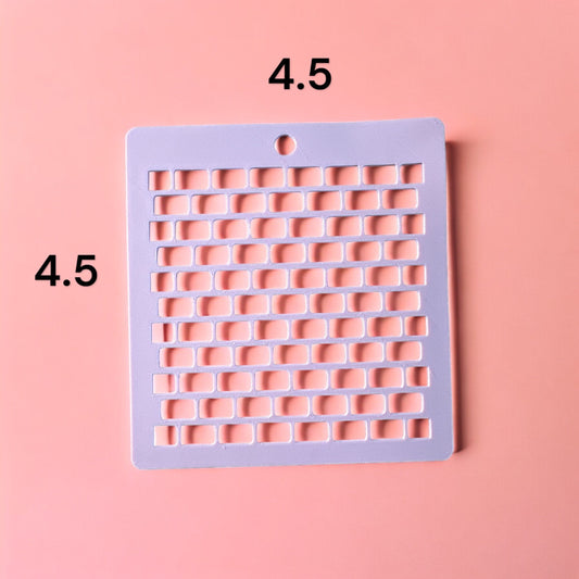 Bricks wall stencil | Clay stencil | baking stencil