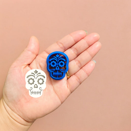 Sugar Skull Cutter polymer clay | halloween cutter |